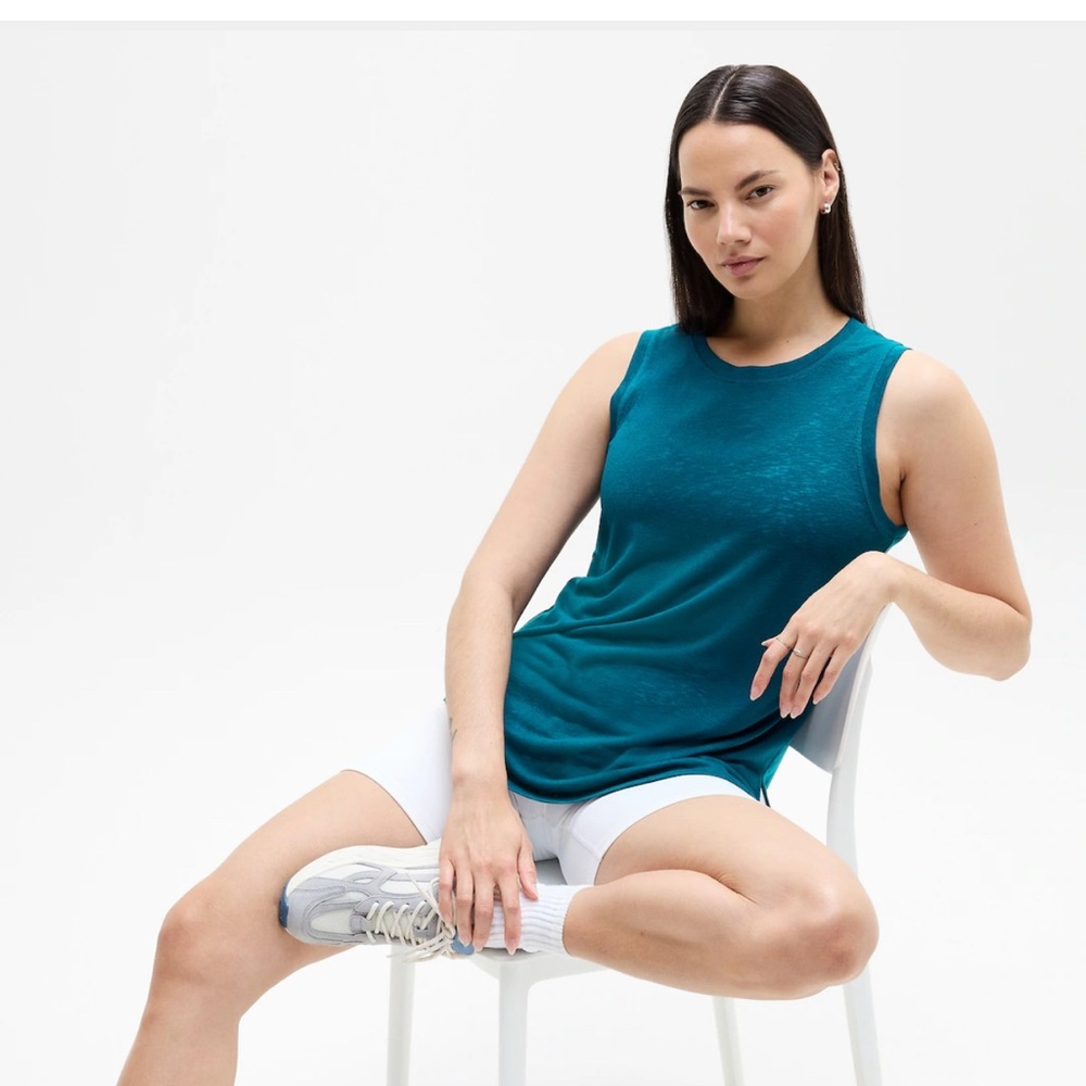 Teal Sleeveless Women's Top
